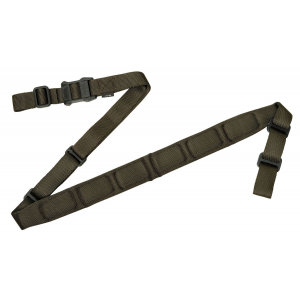 Magpul MAG545-RGR MS1 Sling 1.25 in-1.88 in W x 48 in- 60 in L Padded Two-Point Ranger Green for Rifle