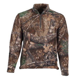 Gamehide Trekker 1/4 Zip Jacket Realtree Edge 3X-Large HFQRE3X - Gamehide