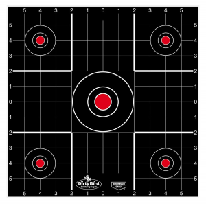 Birchwood Casey 35270 Dirty Bird Bullseye Tagboard Target 12 in 100 Per Pkg