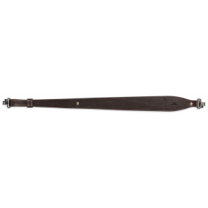 Browning 122398 John M Browning Signature made of Dark Brown Leather with Suede Backing\t 25 in-35 in OAL\t Adjustable Design & Swivels for Rifles