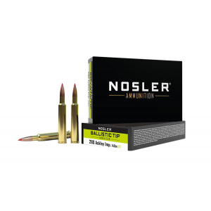 NOSLER 43504 Ballistic Tip 280 Ackley Improved 140 Gr Spitzer Ballistic Tip 20 Per Box/ 10 Cs