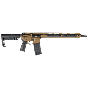 Christensen Arms 801-09003-01 CA5five6 223 Wylde Caliber with 16 in Barrel, 30+1 Capacity, Burnt Bronze Metal Finish, Black Adjustable MFT Battlelink Minimalist Stock & Black Polymer Grip Right Hand