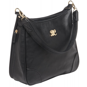 Bulldog BDP010 Hobo Conceal Carry Purse Black Leather 13 in x 10.50 in x 3.50 in Includes Color Matched Holster