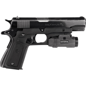 Recover Tactical CC3P0104 Grip Black Polymer with Interchangeable Black & Gray Panels for Standard 1911 Frame - Recover Tactical