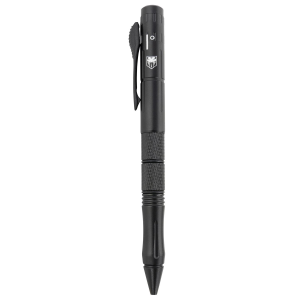 CobraTec Knives BLKCNCOTFPSWDNS Tactical Pen 2.50 in OTF Plain Stainless Steel Blade Black Handle - Cobratec Knives