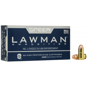 SPEER 53885 Lawman Training Clean-fire 45 Acp 230 Gr Total Metal Jacket Round Nose 50 Per Box/ 20 Case