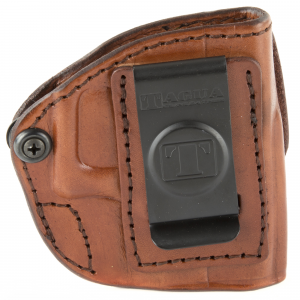 Tagua Inside the Pant Holster 4 In 1 IPH4-357, Fits Glock 43, Right Hand Brown IPH4-357