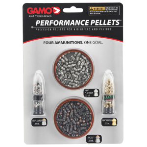 Gamo Combo Pack 63209285554, Precision Pellets, .22 Pellets, (Rocket, PBA Platinum, PBA Armor, PBA Raptor)