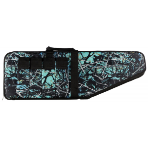 Bulldog SRN1038 Extreme Tactical Rifle Case made of Water-Resistant Nylon with Muddy Girl Serenity Camo\t Black Trim\t Tricot Lining\t 4 External Velcro Mag Pouches & Soft Padding 38 in L
