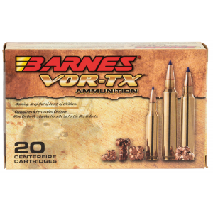 BARNES Bullets 21531 Vor-tx Rifle 30-06 Springfield 150 Gr Tipped Tsx Boat Tail 20 Per Box/ 10 Cs