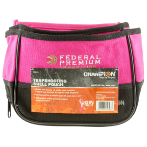 Champion Targets 45853 Trapshooting Shell Pouch Pink Nylon