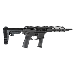 Christensen Arms 801-11006-00 CA9MM 9mm Luger Caliber with 7.50 in Barrel, 21+1 Capacity, Black Anodized Metal Finish, Black No Brace Stock & Black Polymer Grip Right Hand