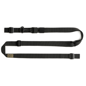 Edgar Sherman Design ESD Sling, 2-Point Combat Sling, 1 in Webbing, Polymer Hardware, Matte Finish, Black ESD-SL-BLK