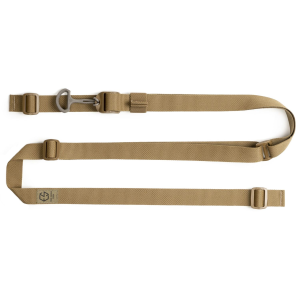 Edgar Sherman Design ESD Sling, 2-Point Combat Sling, 1 in Webbing, Polymer Hardware, Matte Finish, Coyote Brown ESD-SL-CB
