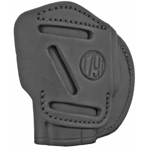 1791 2 Way Holster 2WH-1-SBL-R, Inside Waistband Holster, Size 1, Right Hand, Stealth Black, Leather 2WH-1-SBL-R