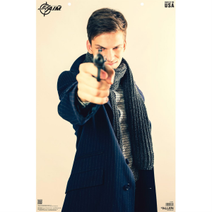 Allen EZ AIM Paper, Photo Real Male Threat, 23x35 in, 50 Pack, Multi Color 15760
