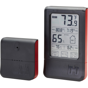 Hornady 95907 Wireless Hygrometer Touchscreen Black