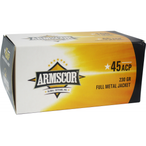 ARMSCOR 50443 Precision Value Pack 45 Acp 230 Gr Full Metal Jacket 100 Per Box/ 12 Cs 4806015604433 165508