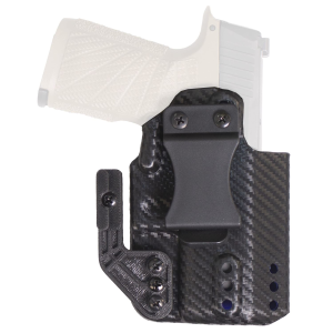 DeSantis Gunhide Persuader, Inside Waistband Holster, Fits Glock 19,45,23,32,19x, Left Hand, Polymer, Carbon Fiber Finish, Black 213KB1LZ0