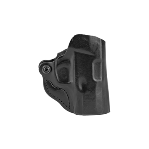 DeSantis Gunhide 019 019BA3FZ0, Mini Scabbard, Belt Holster, Fits Tau PT111, Right Hand, Black Leather 019BA3FZ0