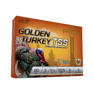 cchi 203TSS9 Golden Turkey TSS 20 Gauge 3 In 1 3/8 Oz 9 Shot 5 Per Box/ 10 Cs Ammo