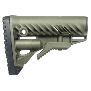 FAB Defense FXGLR16G GLR-16 Buttstock for AR-15/ M16/ M4 OD Green Polymer - Fab Defense