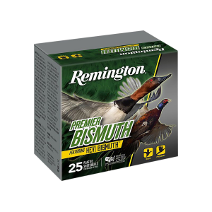 REMINGTON Ammunition R20505 Premier Bismuth 12 Gauge 2.75 In 1 1/4 Oz 5 Shot 25 Per Box/ 10 Cs