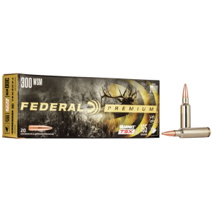 FEDERAL P300wsmg Premium 300wsm 165gr Barnes Tsx 20 Per Box/10 Case Centerfire, Rifle Ammunition