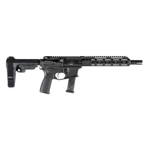 Christensen Arms 801-11007-00 CA9MM 9mm Luger Caliber with 10.50 in Barrel, 21+1 Capacity, Black Anodized Metal Finish, Black SBA3 No Brace & Black Polymer Grip Right Hand