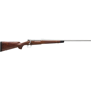 Winchester 535235236 Model 70 Super Grade Full Size 338 Win Mag 3+1 26 Matte Stainless Steel Barrel, Matte Stainless Receiver, Fixed Satin Fancy Walnut Stock, Right Hand, Rifle