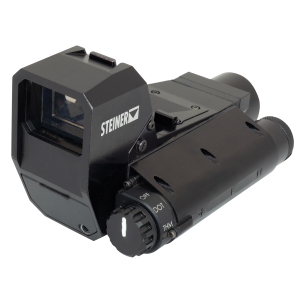 Steiner 9510 CQT Thermal Optics Black Hardcoat Anodized 1x/4x 18mm 2.5 MOA Red Dot/ Thermal Multi Reticle Reticle 2.5 MOA Dot Rifle - Steiner