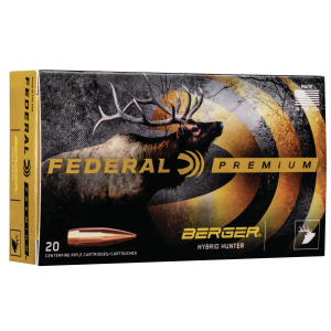 FEDERAL P270wsmbch1 Premium 270wsm 140gr Berger Hybrid Hunter 20 Per Box/10 Case Centerfire, Rifle Ammunition