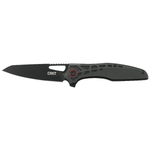 CRKT 6290 Thero 3.08 in Folding Sheepsfoot Plain Black Oxide 8Cr14MoV SS Blade GRN Black Handle - Columbia River