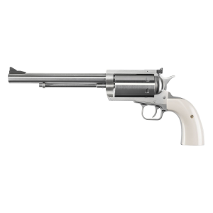 Magnum Research BFR, Single Action, Revolver, Large Frame, 30-30 Winchester, 10 in Barrel, Stainless Steel, Silver Bisley Grips, Fixed Front and LPA Rear Adjustable Sights, 6 Rounds BFR30-30B-6
