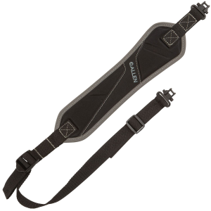 Allen 8284 Glenwood Lightweight Rifle/Shotgun Sling w/Magnum Swivels Black Nylon Webbing 15 in Foam Sling Pad\t Adjustable Length to 38 in