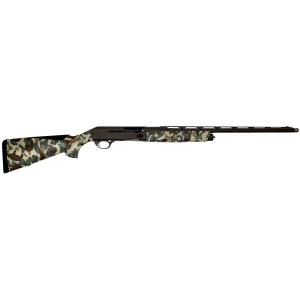 Sauer SASA1230CBFBOS SL-5 Waterfowl 12 Gauge 3.5in 3+1 28in, Brown Cerakote Barrel/Rec, Fred Bear Old School Camo Furniture, LPA Front Sight, 5 Ext. Chokes Included