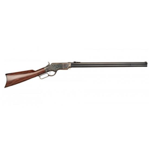 Cimarron CA236 1860 Henry Steel Framed 45 Colt (LC) 12+1 24 in Blued Octagon Barrel, Color Case Hardened Rec, Walnut Furniture, Adj. Sights, Rifle - Cimarron Firearms