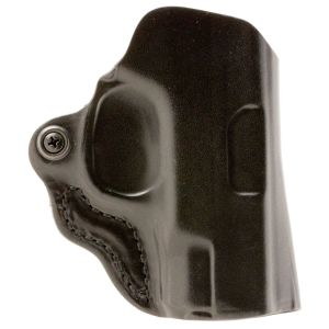 DeSantis Gunhide 019BA8JZ0 Mini Scabbard OWB Black Leather Belt Slide Fits Sig P365 Right Hand