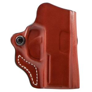 DeSantis Gunhide 019TA8JZ0 Mini Scabbard OWB Tan Leather Belt Slide Fits Sig P365 Right Hand