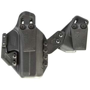 Blackhawk 416142BK Stache IWB Size 42 Black Polymer Belt Clip Fits Colt Commander Ambidextrous