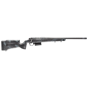 Bergara Rifles B14S754 B-14 Crest 22-250 Rem 5+1 20 in Sniper Gray Cerakote #5 Contour Threaded Barrel, Sniper Gray Cerakote Steel Receiver, Black & Gray Sponge Fixed Carbon Fiber Stock
