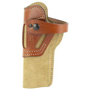 DeSantis Gunhide Wild Hog, Outside the Waistband Holster, Ambidextrous, Fits Ruger MK Series, 22/45, S&W 41, Browning Buckmark, Leather, Tan 189NJLAZ0
