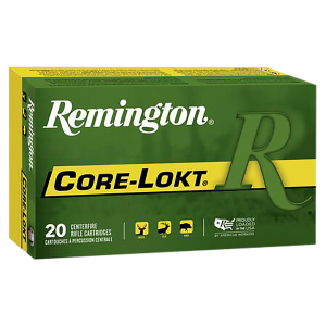 REMINGTON Ammunition 27941 Core-lokt 450 Bushmaster 300 Gr Pointed Soft Point Core Lokt 20 Per Box/ 10 Case