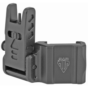 Leapers MT-745, Inc. - UTG Accu-Sync, AR15 45 Degree Offset Flip-up Front Sight, Black MT-745