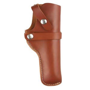 Hunter Company 1100-78 Belt OWB Size 78 Chestnut Tan Leather Belt Loop Fits DA , Revolver Fits 8.37 in Barrel Right Hand Compatible w/ Hunter Buscadero/Straight Cartridge Belts, Holster - Hunter