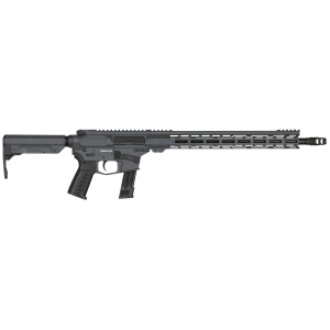 CMMG 92AE6FB-SG Resolute MK17 9mm Luger 16.10in 21+1 Sniper Gray Cerakote Aluminum Rec Chrome Moly Barrel Black Adjustable RipStock Right Hand - Cmmg