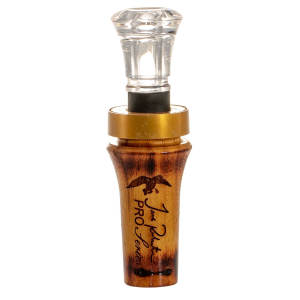 Duck Commander DCPROBH Pro Series Burnt Hedge Open Call Double Reed Mallard Hen Sounds Attracts Ducks Brown Wood