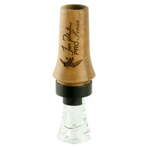 Duck Commander DCPROTW Jase Pro Series Double Reed Mallard Hen Sounds Attracts Ducks Natural Tigerwood