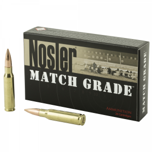 NOSLER Rifle 60054, 308win, 168 Grain, Custom Competition, 20 Round Box 60054