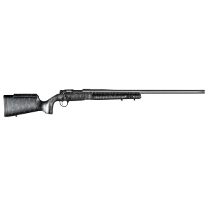 Christensen Arms 8010200400 Mesa Long Range 300 Win Mag 3+1 26 in Tungsten Gray Cerakote, Black w/Gray Webbing Fixed Long Range Stock, Rifle